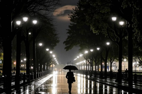 Весенняя ночь («Вечер сутолоки на исходе…»)