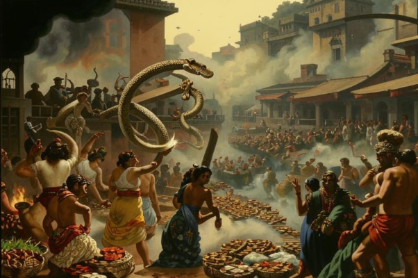 «Ликующих змей вихрь и каланча...»