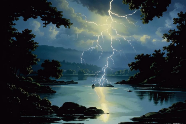 «... И вдруг, в полнеба, росчерк молний...»