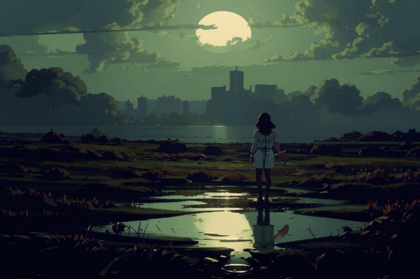 «Да, я одна. В час расставания...»