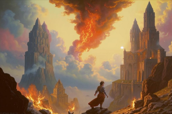 «Летят, пылая, облака...»