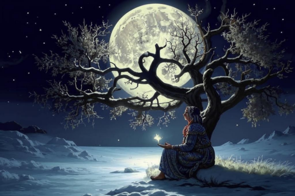 «Старая под старым вязом...»