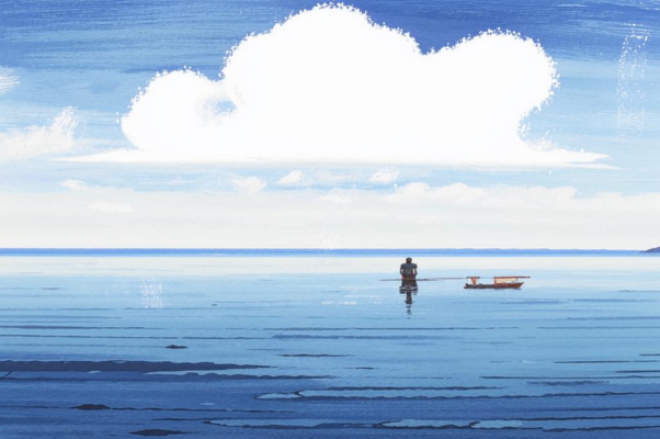 На закате («Даль стала дымно-сиреневой…»)