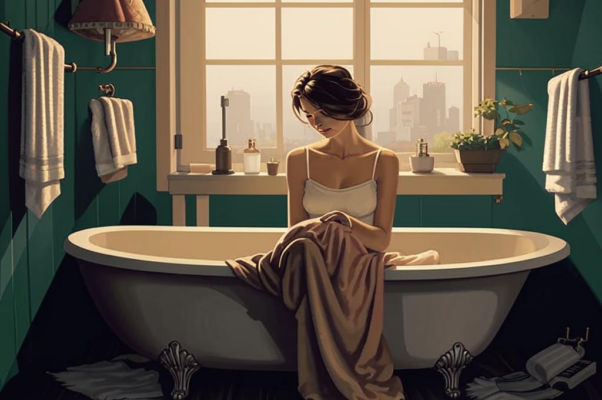 «Тикает бритва в свирепой ванной...»