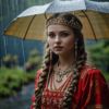 «Кокошник нахлобучила...»