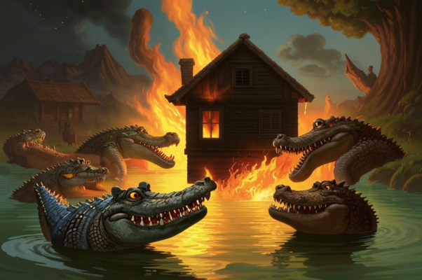 Пожар («Загорелось чье-то жилье, …»)