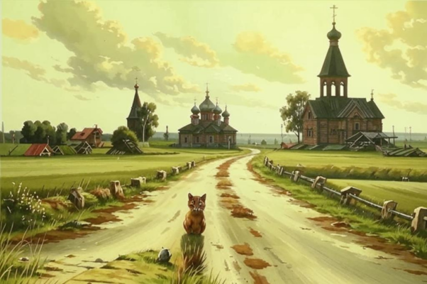 «Пустынна русская верста...»