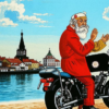 «Сам, не сам — по речке на моторке...»