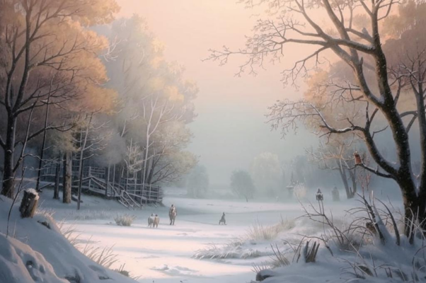 «Зима установилась в марте...»