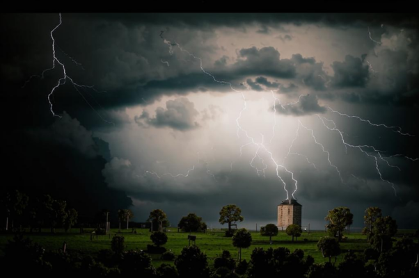 «Не за то ли, что только гроза...»
