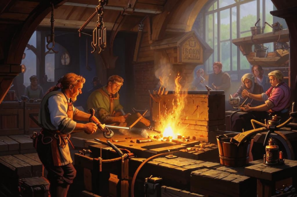 Кузнецы («Снова в руках молотки и зубила…»)