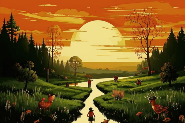 Дорога утром