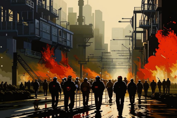 Последний день («Выходите по плитам звенящим, дрожащим под шаго…»)