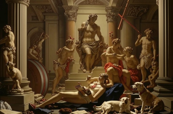 «В прохладных комнатах с лепными потолками...»