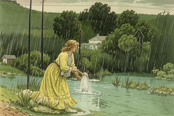 «В шелесте вешних дождей возникают минувшие годы...»