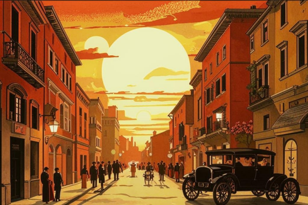 «Запад гаснет медленно и ярко...»