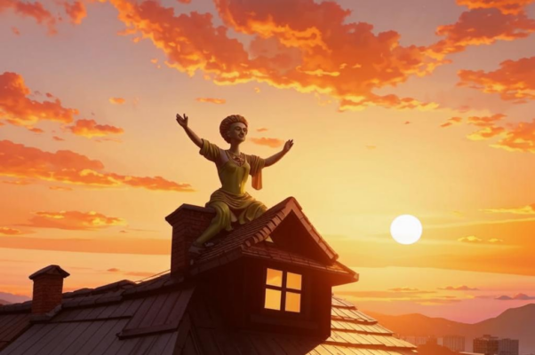 «Высоко на крыше дома...»