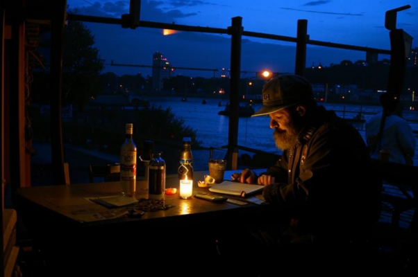 «В  сумерках ложились золотые тени...»