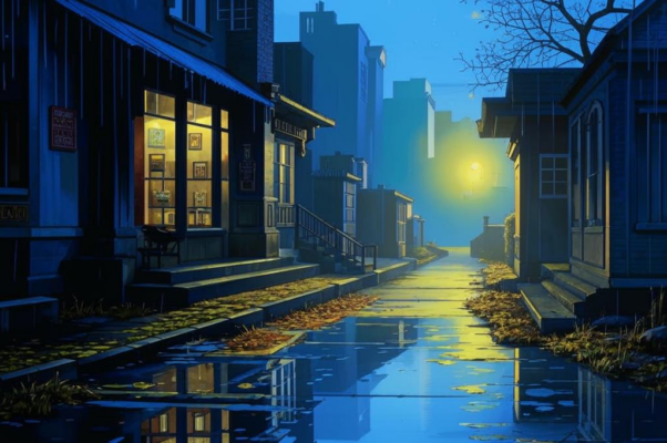 «В полдневный час белеет синева...»