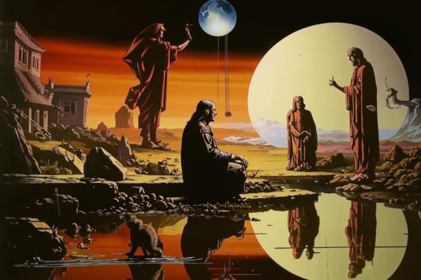 «Дали спали. Без сандалий...»