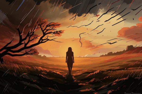 «Отцветает земля. Над деревнею солнце заходит...»