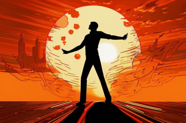 «На олеографическом закате...»