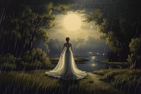 «Вечер сияет. Прошли дожди...»