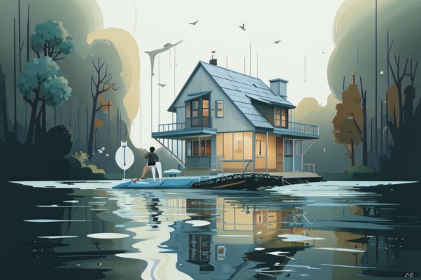 «Как плавает в реке прозрачный дом...»