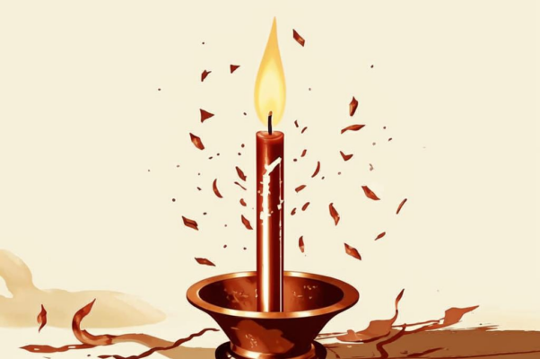 «Комар летает вокруг свечи...»