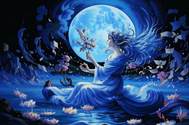 «Синюю воду луны качали бессмертные души...»