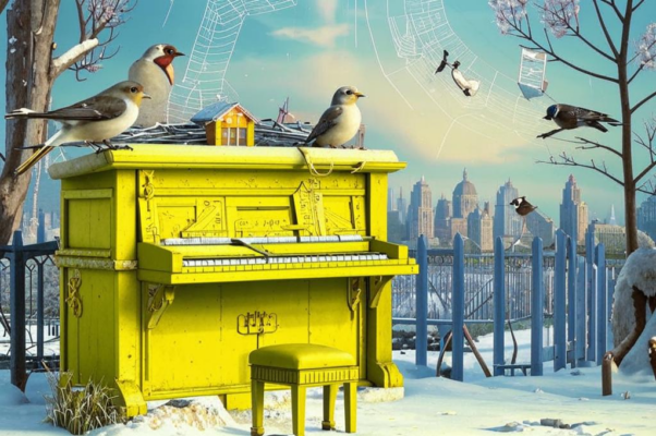 «Зима и тишина глядели...»