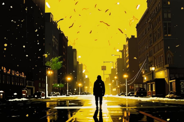 «На холодном желтеющем небе...»