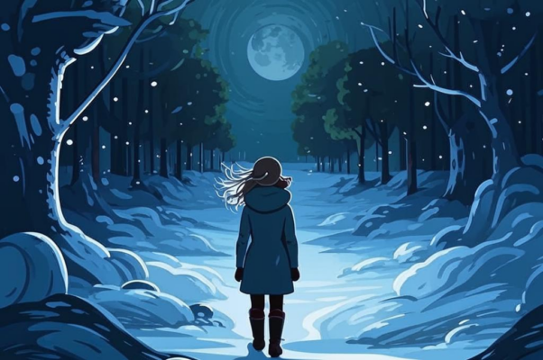 «Ты шла навстречу мне пустынной зимней ночью...»