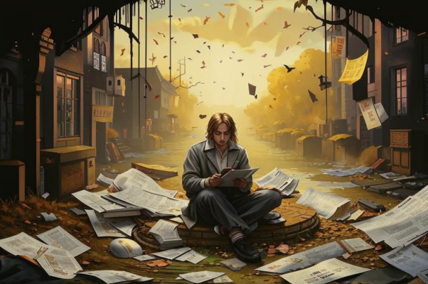 «Не мучайся, читай в пыли газеты...»