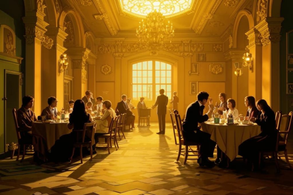 «Горит желтый зал...»