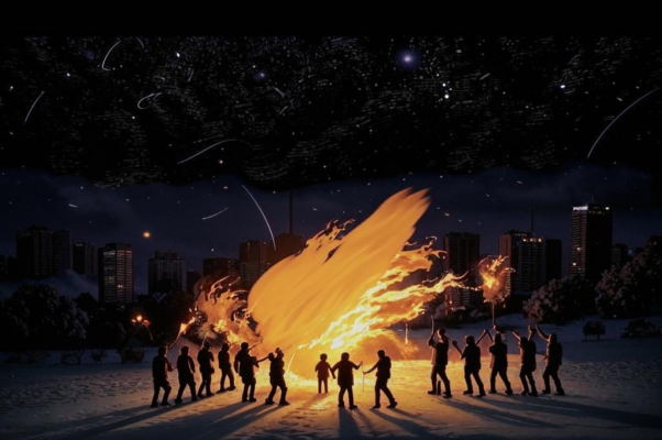 «Люди несут огонь...»