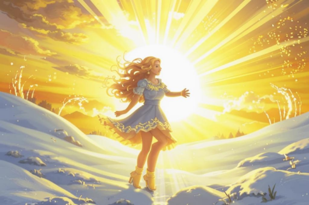 «Солнце светит снег блестит не тая...»