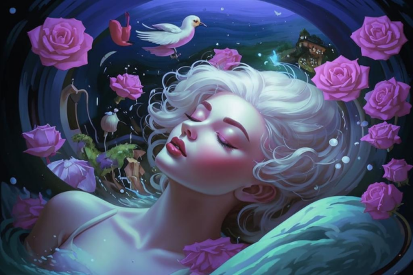 «На мраморе среди зеленых вод...»