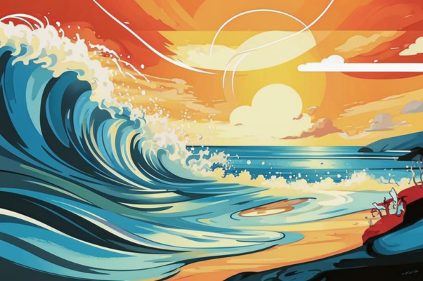 «На песке, в счастливый час прибоя...»