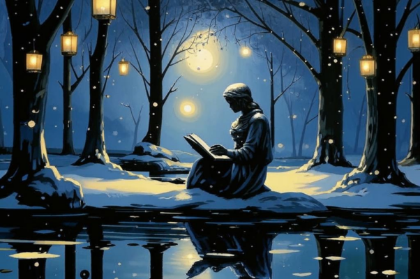 «Статуя читает книгу, спит младенец...»