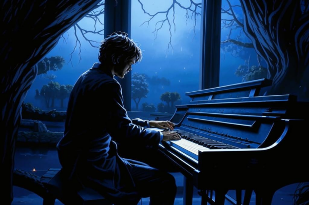 «Серо-синий день погиб случайно...»