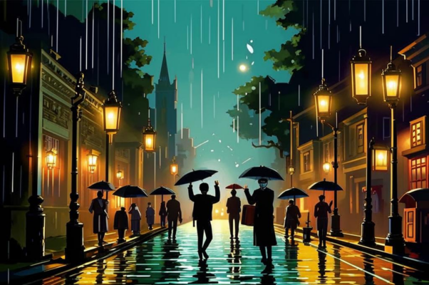 «Улицы зажгли свои огни...»