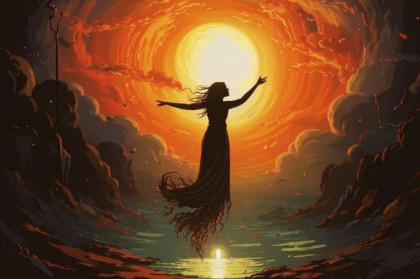 Комар летал вокруг свечи