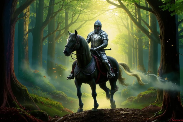 «Нездешний рыцарь на коне...»