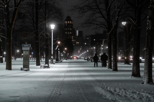Снежная пудра бульвара