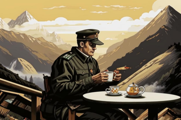 На границе («Скучаю я и мало ли что чаю…»)