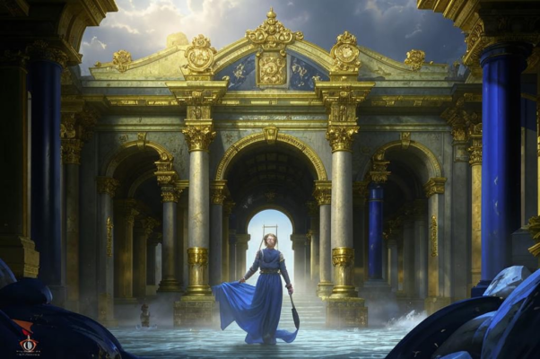 Гений на развалинах золотого дворца неронова