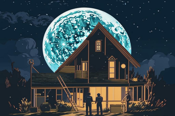 «Не cолнцем — нет, одной луною...»