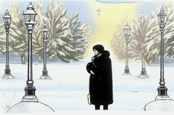 Вдова («Сыпется, сыпется ласковый пу…»)