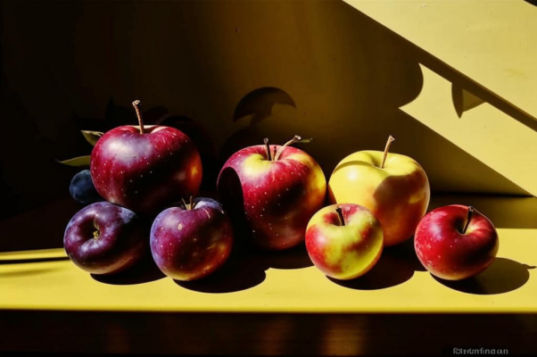 «Блеcтят на cолнце яблоко и cлива...»